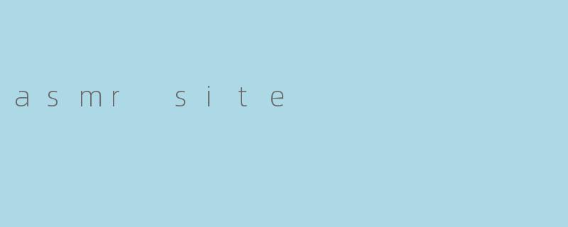 asmr site